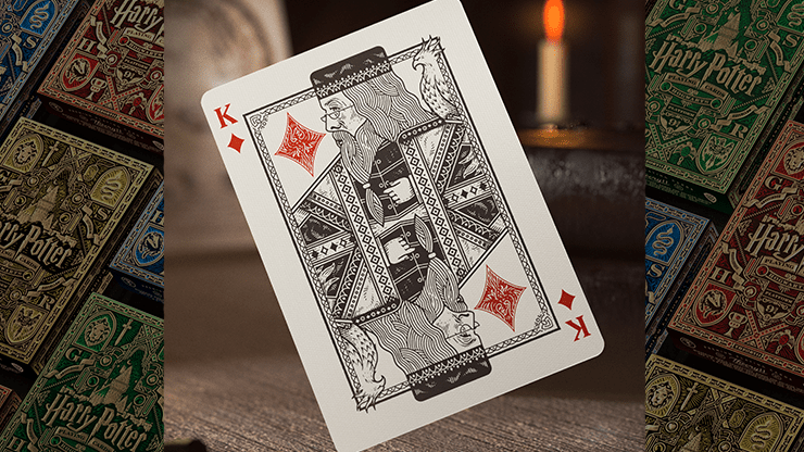 PlayingCardDecks.com-Harry Potter Playing Cards 4 Deck Set USPCC