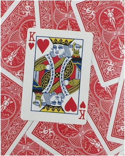 Red One-Way Forcing Deck - King of Hearts