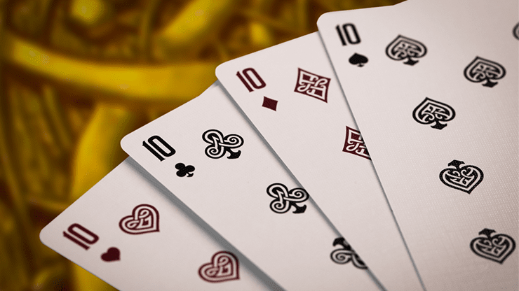 PlayingCardDecks.com-Gods of Norse Purple Royal Playing Cards TPCC