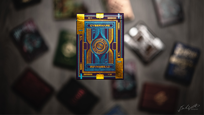Cyberware Neon Playing Cards USPCC