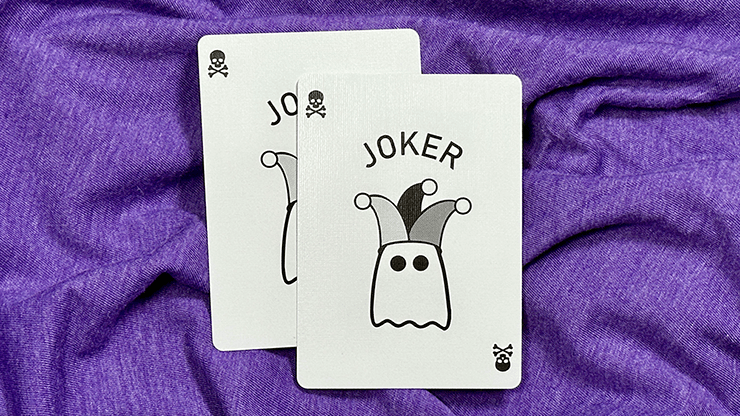 PlayingCardDecks.com-Boo Back Grey Bicycle Playing Cards