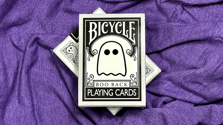 PlayingCardDecks.com-Boo Back Grey Bicycle Playing Cards