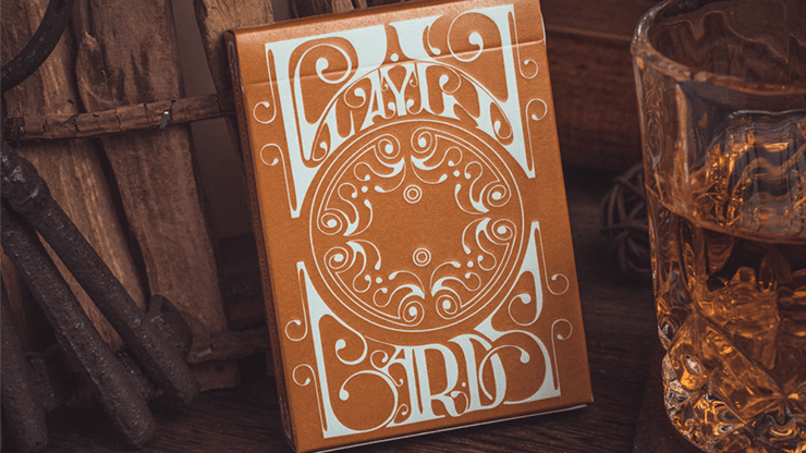 PlayingCardDecks.com-Smoke & Mirrors v8 Bronze Playing Cards USPCC