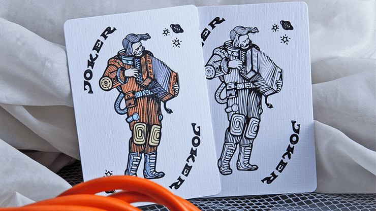 PlayingCardDecks.com-Escape Velocity Blue Playing Cards Cartamundi