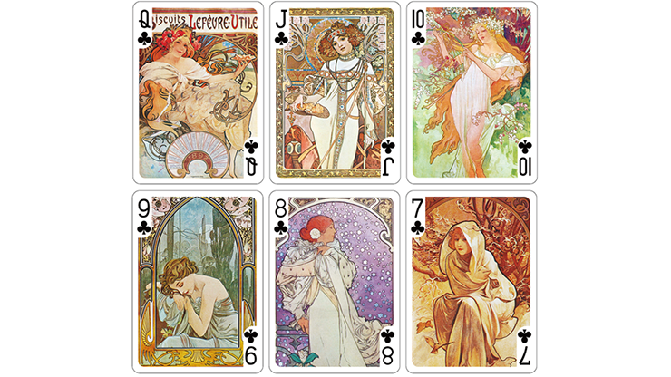 PlayingCardDecks.com-Mucha Zodiac Special Edition Playing Cards TCC