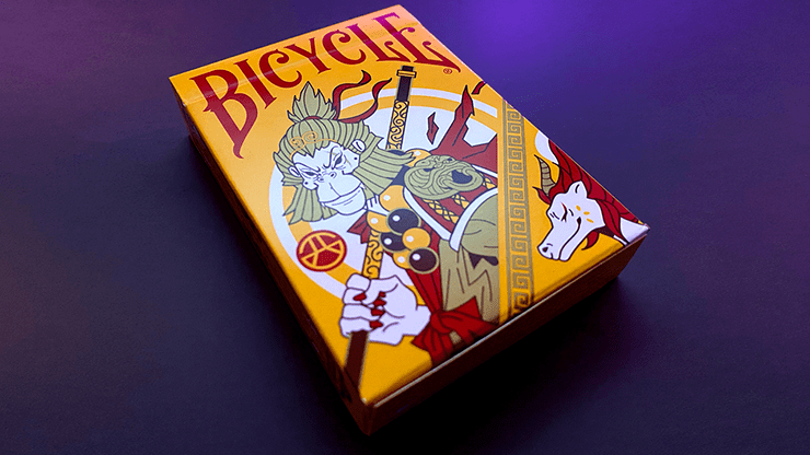 PlayingCardDecks.com-Wukong Rebellion Yellow Bicycle Playing Cards