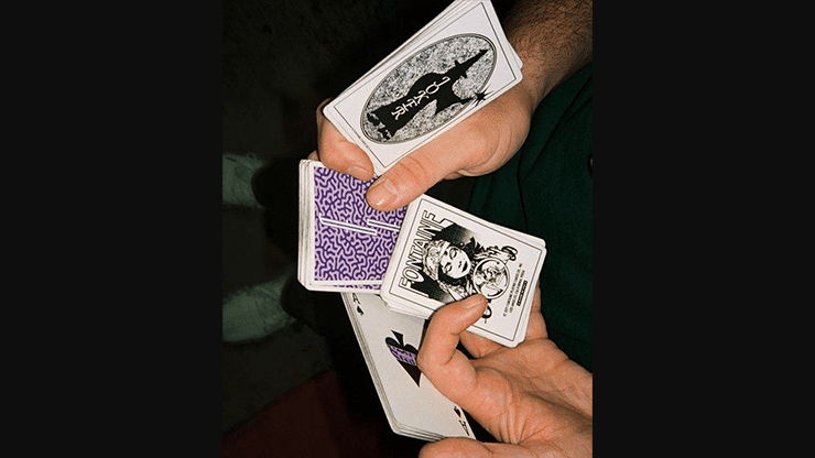 PlayingCardDecks.com-Fontaine Fantasies Coral Playing Cards USPCC