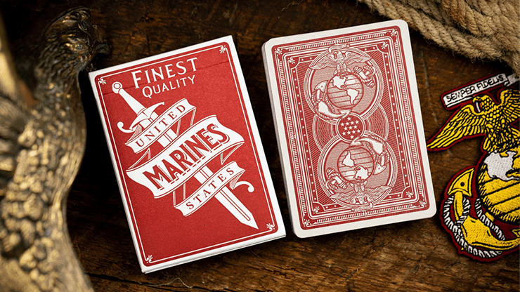 PlayingCardDecks.com-Marines Playing Cards USPCC
