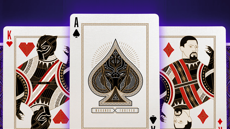 PlayingCardDecks.com-Black Panther Playing Cards USPCC