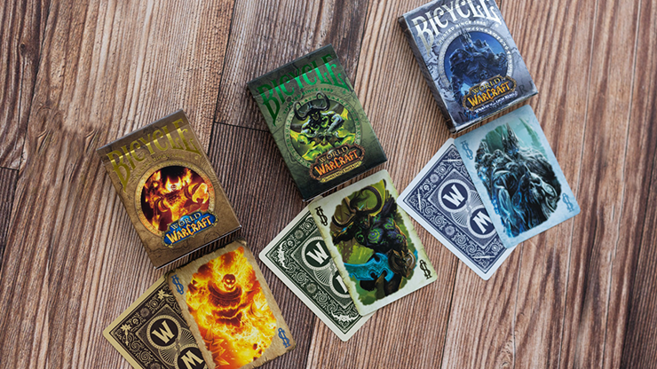 PlayingCardDecks.com-Warcraft Bicycle Playing Cards 3 Deck Set