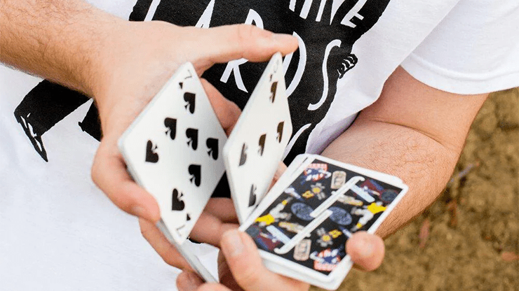 PlayingCardDecks.com-Fontaine Guess Sticker Playing Cards USPCC