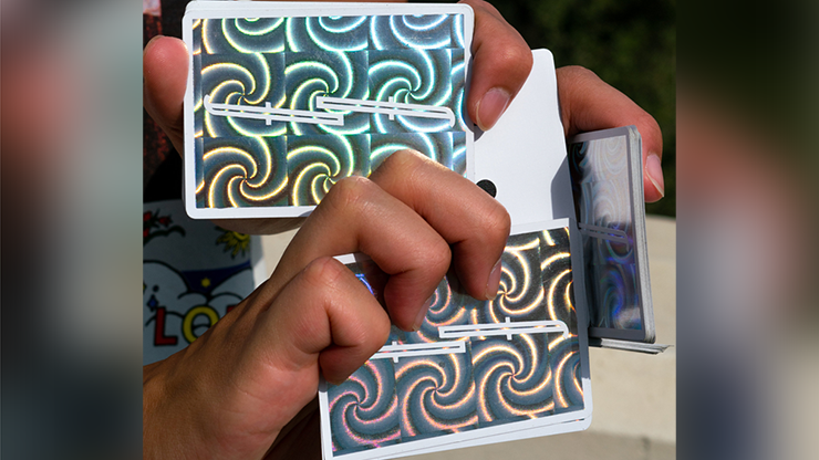 PlayingCardDecks.com-Fontaine Spiral Holo Playing Cards LPCC