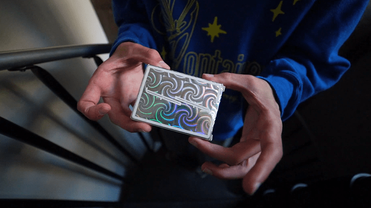 PlayingCardDecks.com-Fontaine Spiral Holo Playing Cards LPCC