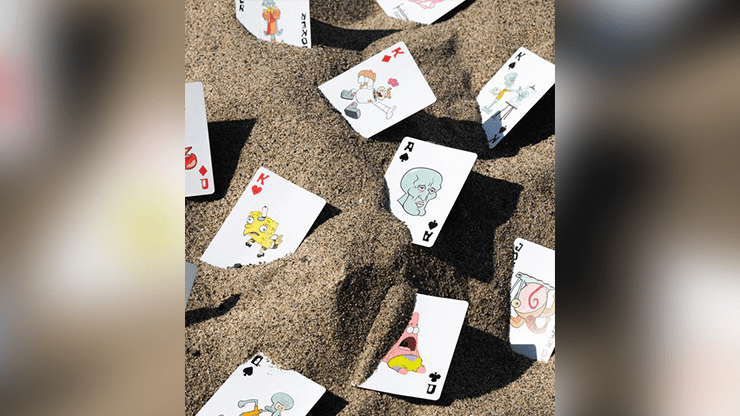 PlayingCardDecks.com-Fontaine x Sponge Bob Playing Cards USPCC