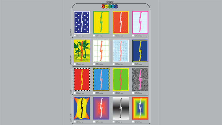 PlayingCardDecks.com-Fontaine 5000s Blind Pack Playing Cards USPCC