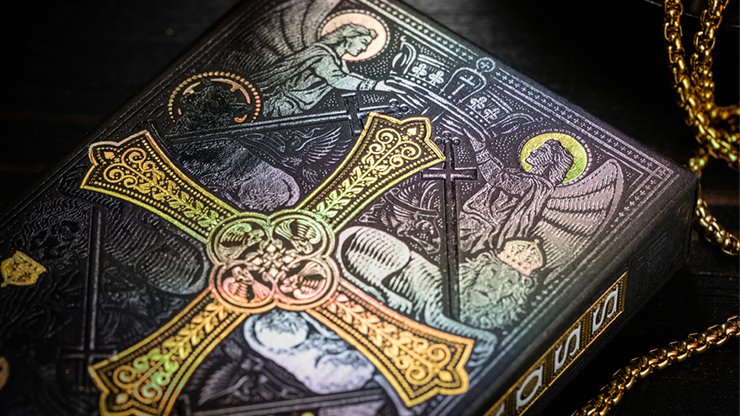 The Cross Golden Grace Foiled Edition Playing Cards
