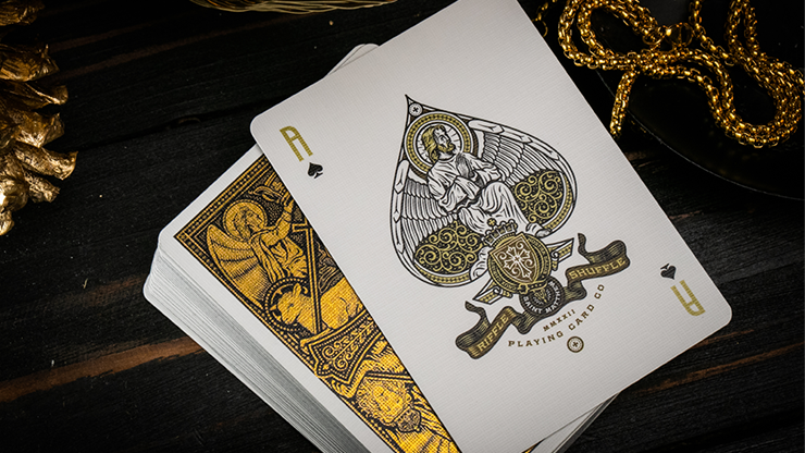 The Cross Golden Grace Foiled Edition Playing Cards