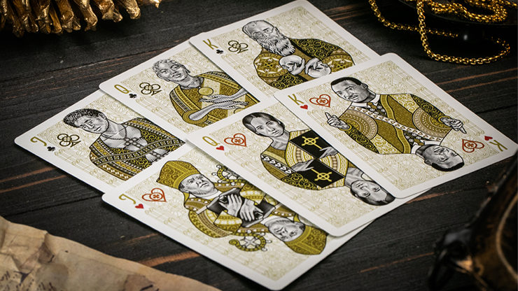The Cross Golden Grace Foiled Edition Playing Cards