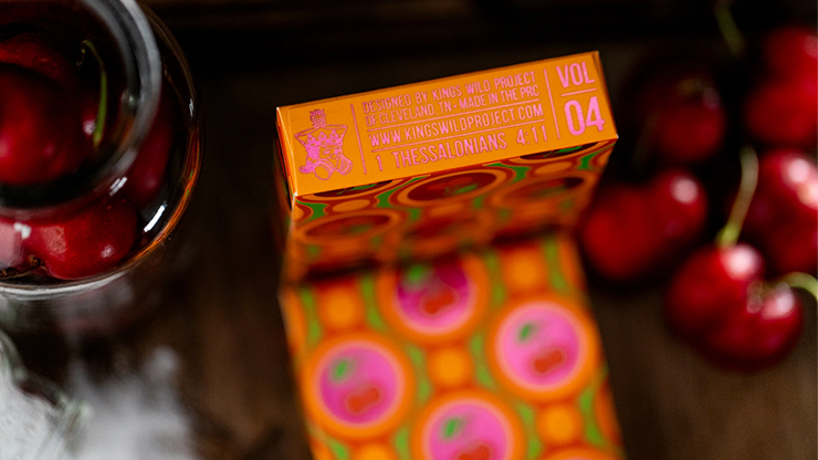 Gilded Cherry Pi Playing Card by Kings Wild Project