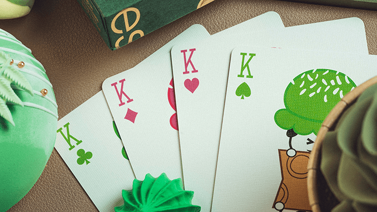 PlayingCardDecks.com-Glace Playing Cards Green TWPCC
