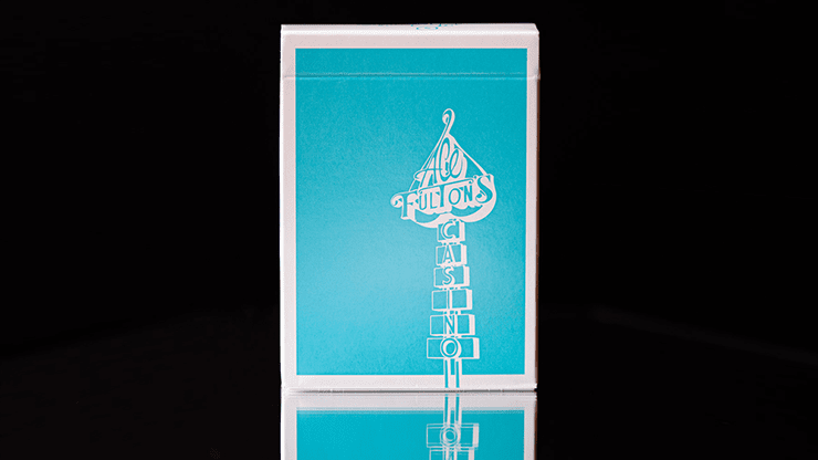 PlayingCardDecks.com-Ace Fulton's Casino Miami Vice Blue Playing Cards USPCC
