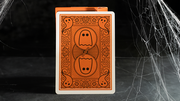 Bicycle Boo Back Playing Cards Orange