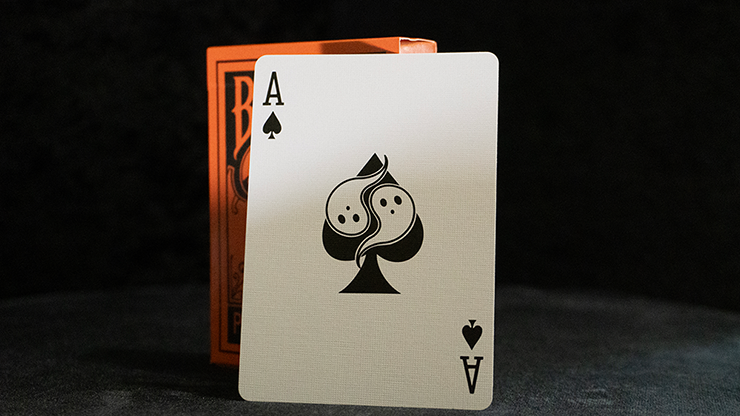 Bicycle Boo Back Playing Cards Orange