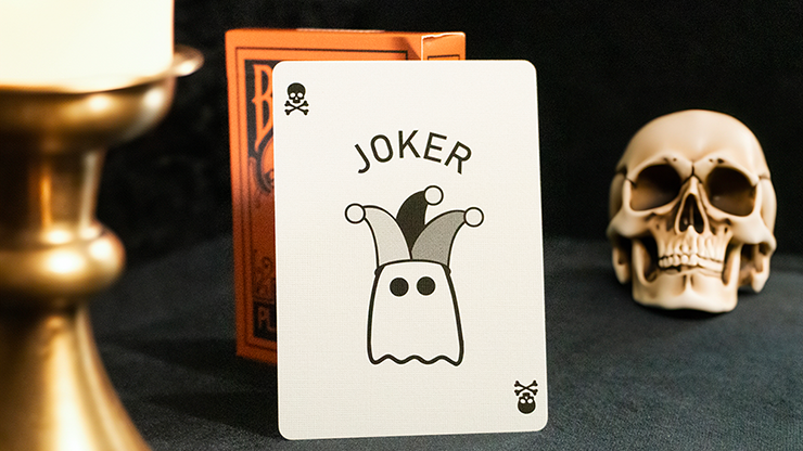 Bicycle Boo Back Playing Cards Orange