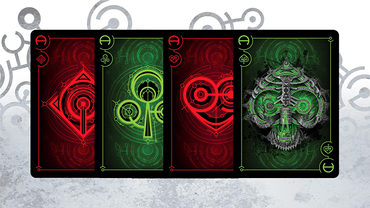 Timeless Depths Dark Bionic Edition Playing Cards