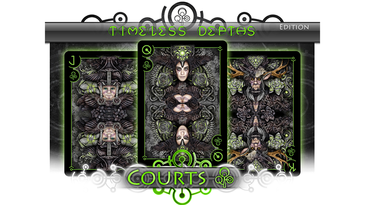 Timeless Depths Dark Bionic Edition Playing Cards