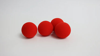 2-inch PRO Sponge Balls - Set of 4 - Red