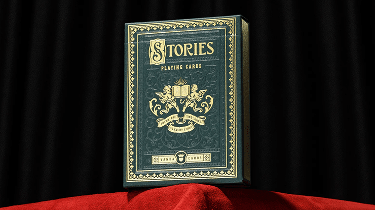 PlayingCardDecks.com-Stories Vol. 3 Green Playing Cards USPCC
