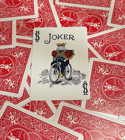 Red One-Way Forcing Deck - Colored Joker Only