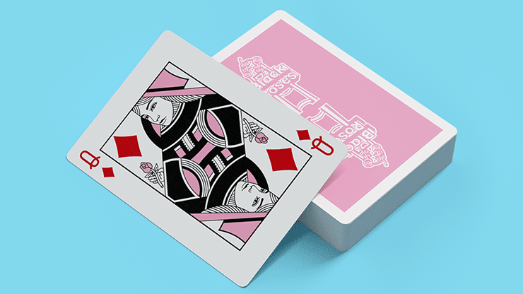 PlayingCardDecks.com-Pink BR Vintage Casino Playing Cards WJPC