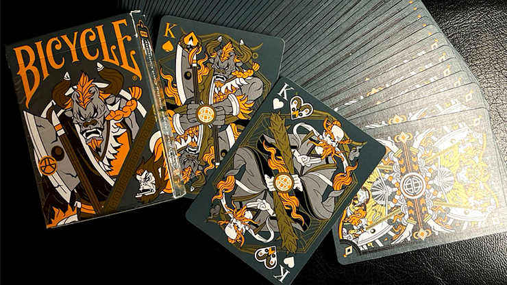 Bicycle Bull Demon King Demolition Grey Playing Cards