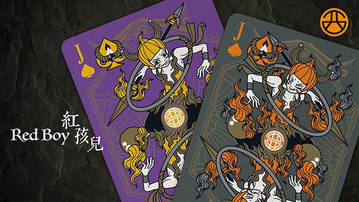 Bicycle Bull Demon King Demolition Grey Playing Cards