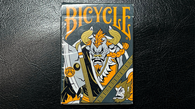 Bicycle Bull Demon King Demolition Grey Playing Cards