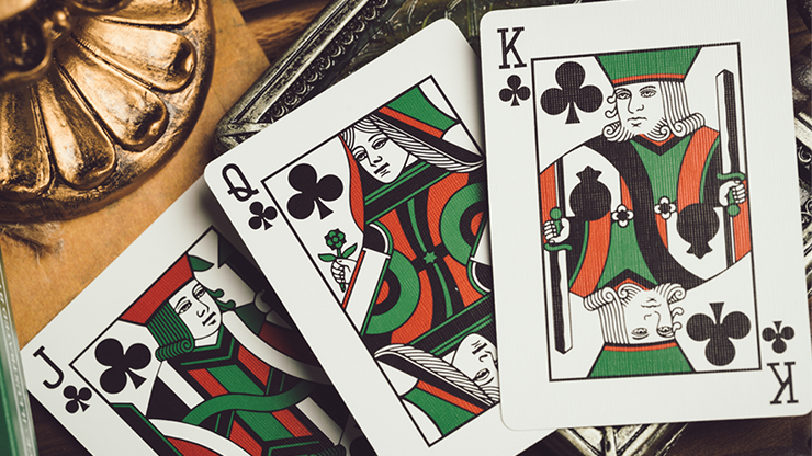 Smoke & Mirrors V9 Green Edition Playing Cards USPCC