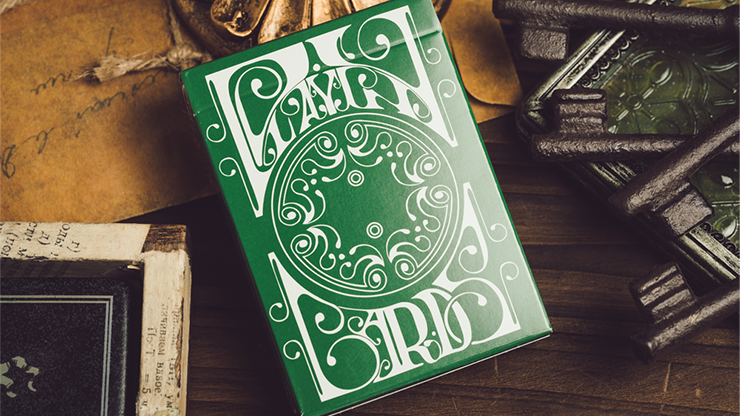 Smoke & Mirrors V9 Green Edition Playing Cards USPCC