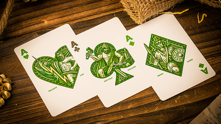 Caesar Playing Cards Green TWPCC