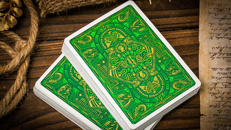 Caesar Playing Cards Green TWPCC