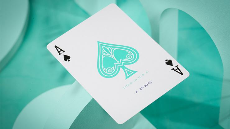Jerry's Nugget Monotone Tiffany Blue Playing Cards USPCC