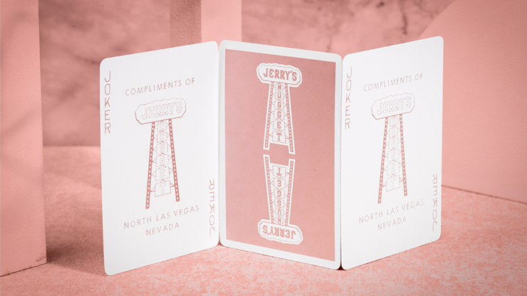 Jerry's Nugget Monotone Rose Gold Playing Cards USPCC