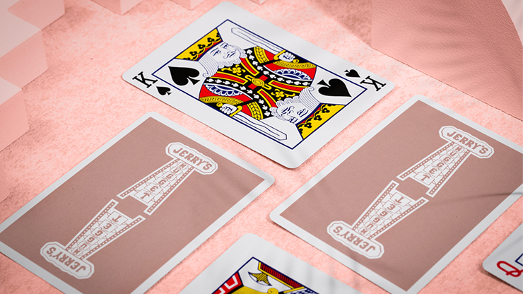 Jerry's Nugget Monotone Rose Gold Playing Cards USPCC