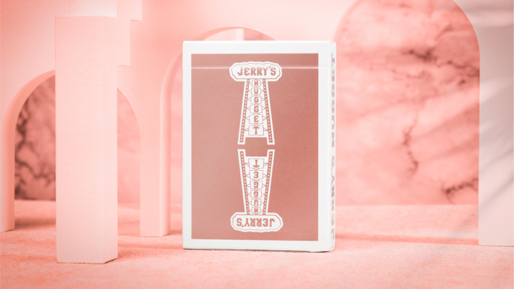 Jerry's Nugget Monotone Rose Gold Playing Cards USPCC
