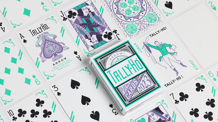 Tally Ho Fan Back Arrow Playing Cards by USPCC