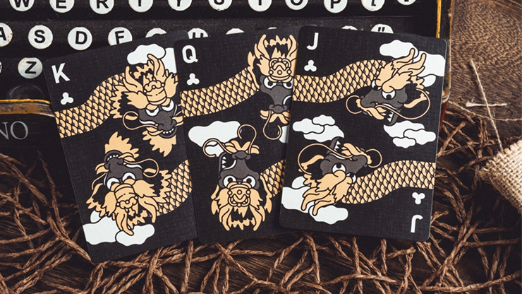 The Dragon Black Playing Cards KSPCC