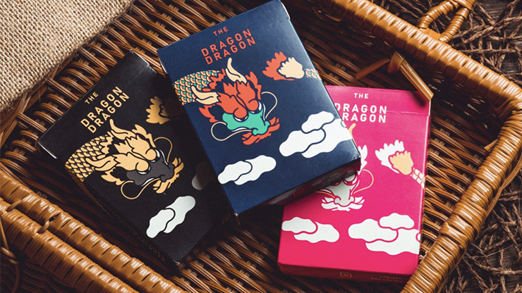 The Dragon Pink Gilded Playing Cards MPC