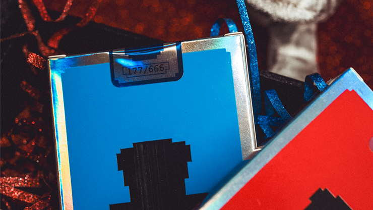 Limited Holographic Edition Surprise Deck V5 Playing cards Blue