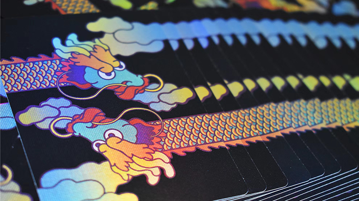 The King of Dragon Holographic Playing Cards